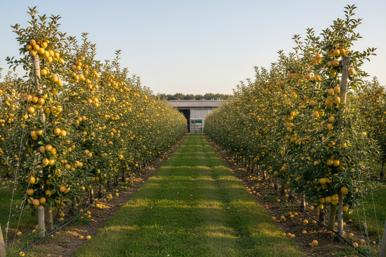 Mar soiul Golden Spur - ( Pomi standard ramificatii cresteri libere )