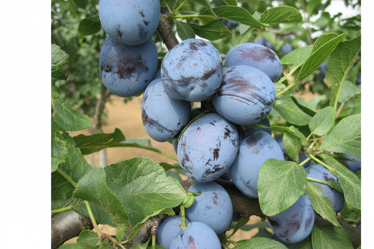 Prun soiul Cachanska Lepotica - ( Pomi standard ramificatii cresteri libere )