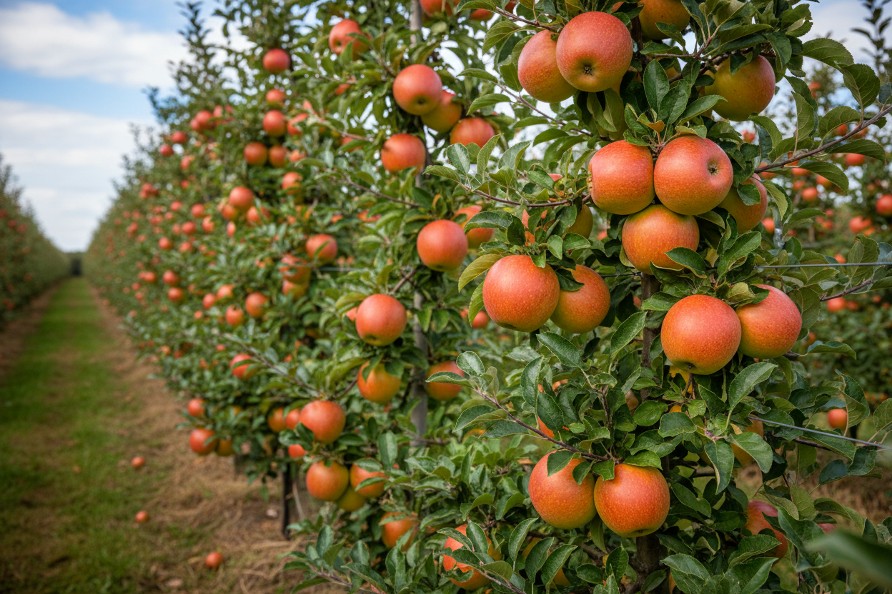 Mar soiul Pinova - ( Pomi standard ramificatii cresteri libere )